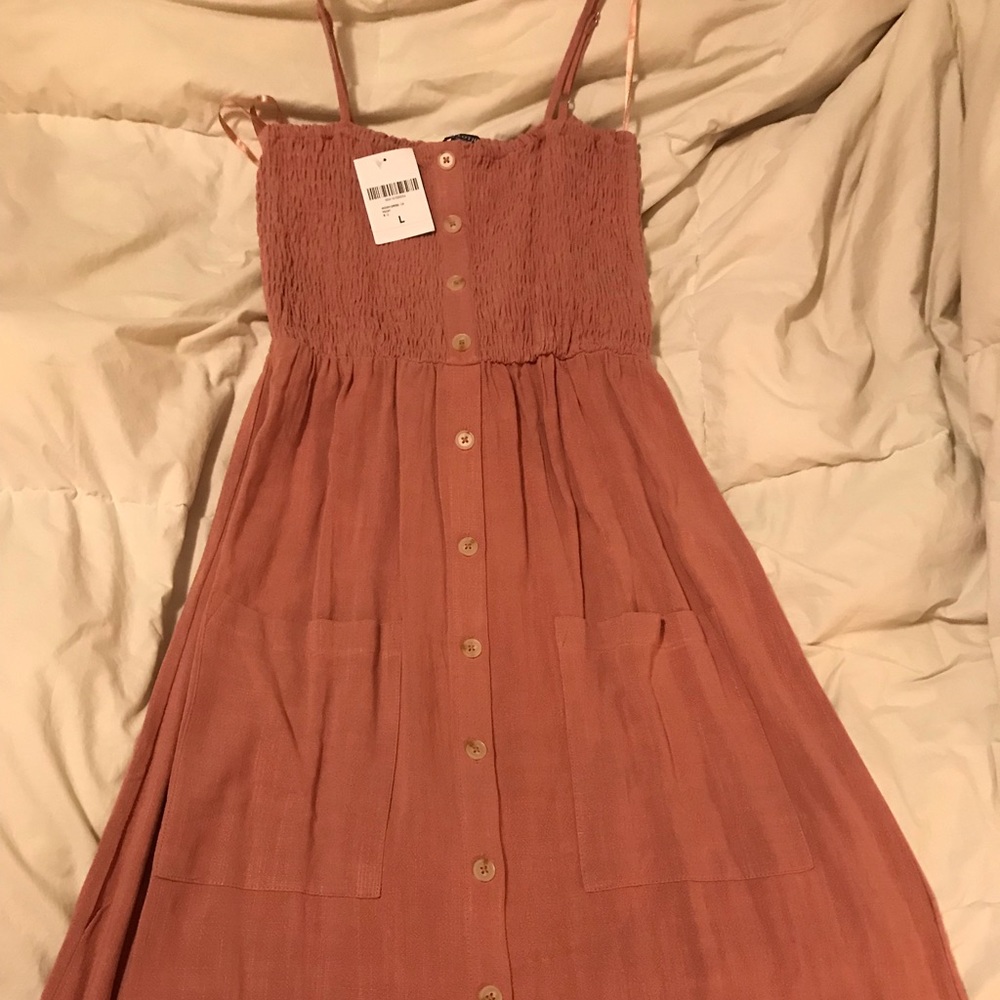 Forever 21- button down midi